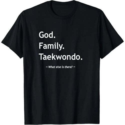 Christian Faith Jesus Christianity God Family Taekwondo T-Sh