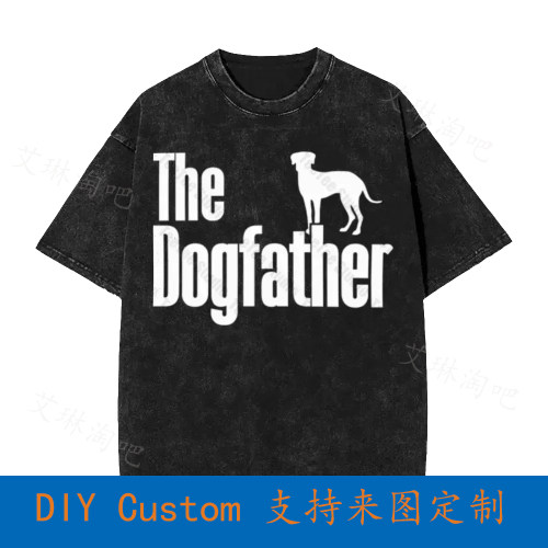 The Dogfather Catahoula Leopard Dog Oversized Unisex T-Shirt