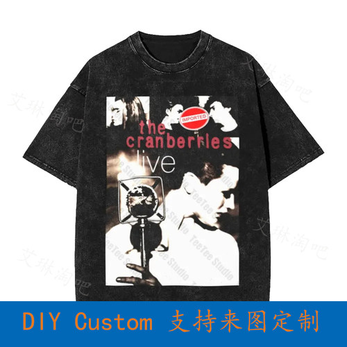 The Cranberries Live-Reprint Vintage Oversized T-Shirt T7AR
