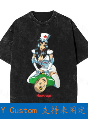 Hook Ups Cpr Nurse Logo Vintage Oversized T-Shirt VJVJ