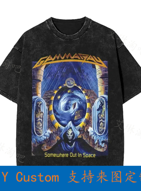 New D T G Vintage Oversized T-Shirt Gamma Ray Somewhere Out