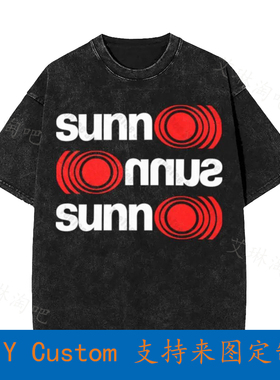 Sunn O Vintage Oversized T-Shirt TL9U