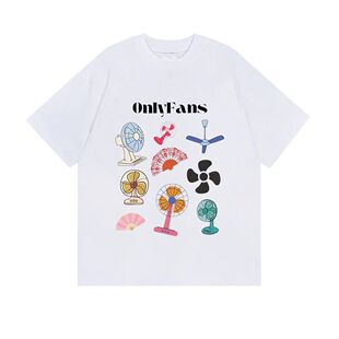 Funny Only Fans Meme Graphic T-Shirt Men Women Casual Oversi