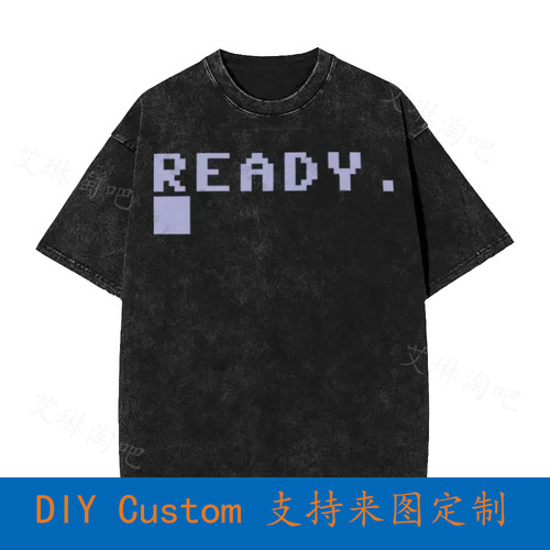 Commodore 64 Console Keyboard Ready Unisex T-Shirt SY1T retr