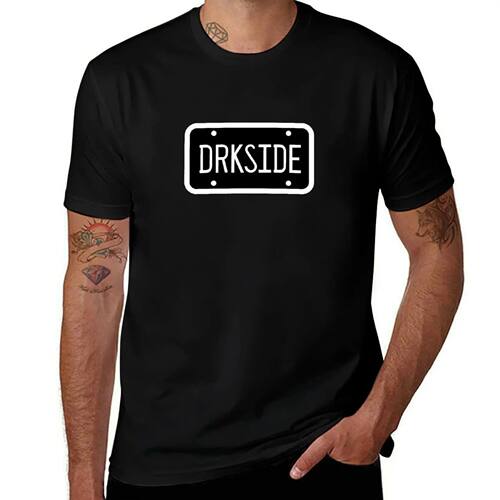 DRKSIDE T-Shirt All Match Print Short Sleeve Top