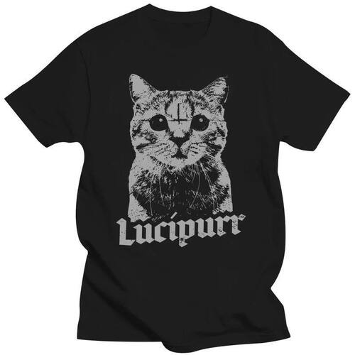 Lucifer Occult Satanic Cat Men Clothing Lucipurr Antichrist