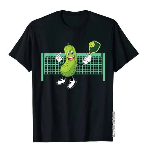 Funny Pickleball Paddle Shirt Kawaii Pattern Men Women T-Shi