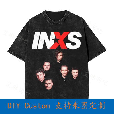 Inxs Rock Alternative Vintage Oversized T-Shirt YL3C