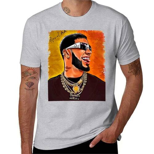 ?Anuel AA? Art ? T-shirt anime clothes customs new edition o