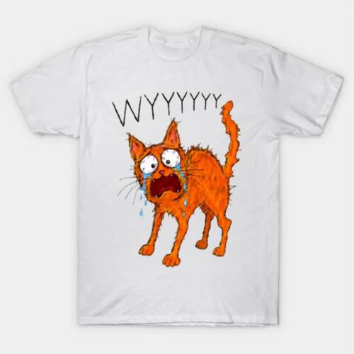 Crying Cat Meme Shirt, Funny Cat Meme WYYYYY Cat T-shirt For