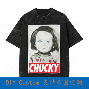 Chucky Horror Movie Promo Vintage Oversized T-Shirt VGK8