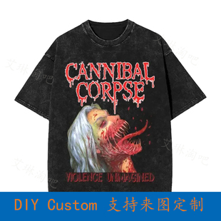 Cannibal Corpse Men'S Violence Unimagined Black Vintage Over