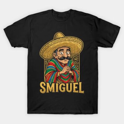 Smiguel Mexican Sombrero Meme Pun Lord Of The Rings T-shirt