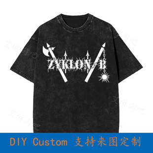 Zyklon Logo The Claw Law Oversized Shirt Vintage