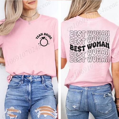 Best Woman Shirt for Women, Team Bride  T-Shirts,Bachelorett