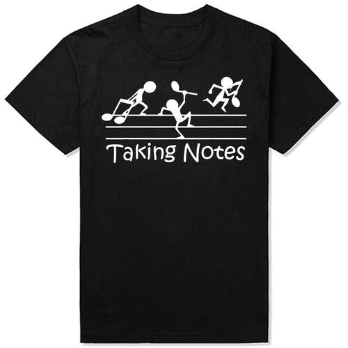 Musical Taking Notes Music Lovers Vintage Teachers T-shirts