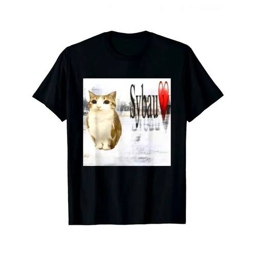 Meme Meowl SYBAU Funny Owl I Forgor Cat Men's T Shirt  Cotto