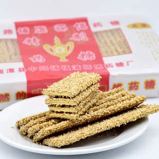 湖南湘潭特产中路铺药糖满师傅传统小吃手工芝麻糖麦芽糖450克