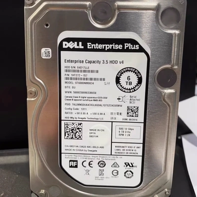Dell SC3020 SCv2080 SC280 8D1V4 6TB 6T SAS 3.5 存储康贝硬盘