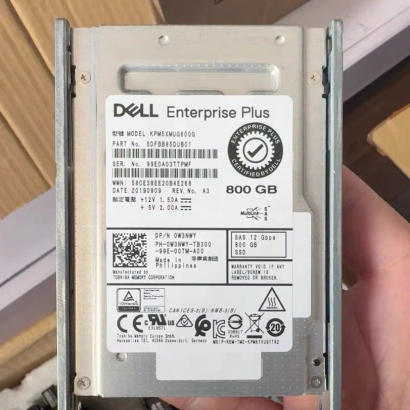 戴尔存储硬盘 康贝SC7020 SC5020 800G SAS 0W3NWY KPM5XMUG800G