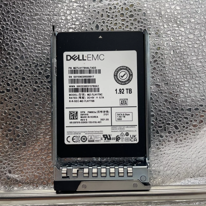 Dell/戴尔 1.92T SATA SSD 09F9Y6 MZ-7LH1T9C  企业级硬盘PN883A