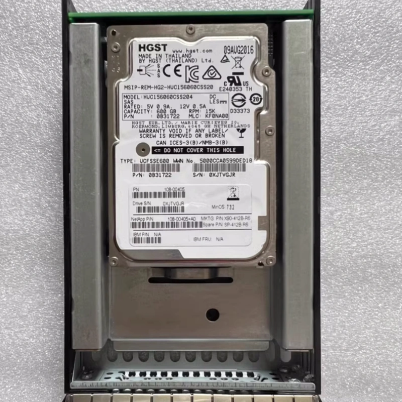 NetApp X412B-R6 X90-412B-R6 108-00405 600G 15K SAS 3.5 硬盘