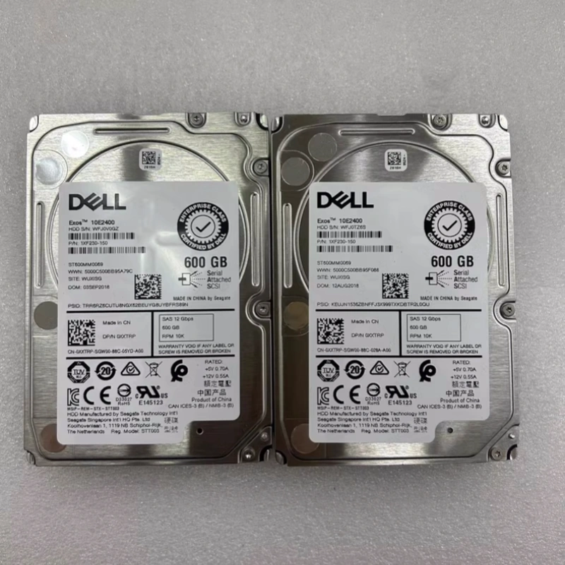 DELL T640 R730 R740 硬盘 st600mm0069 600G 10K SAS 12GB 2.5寸