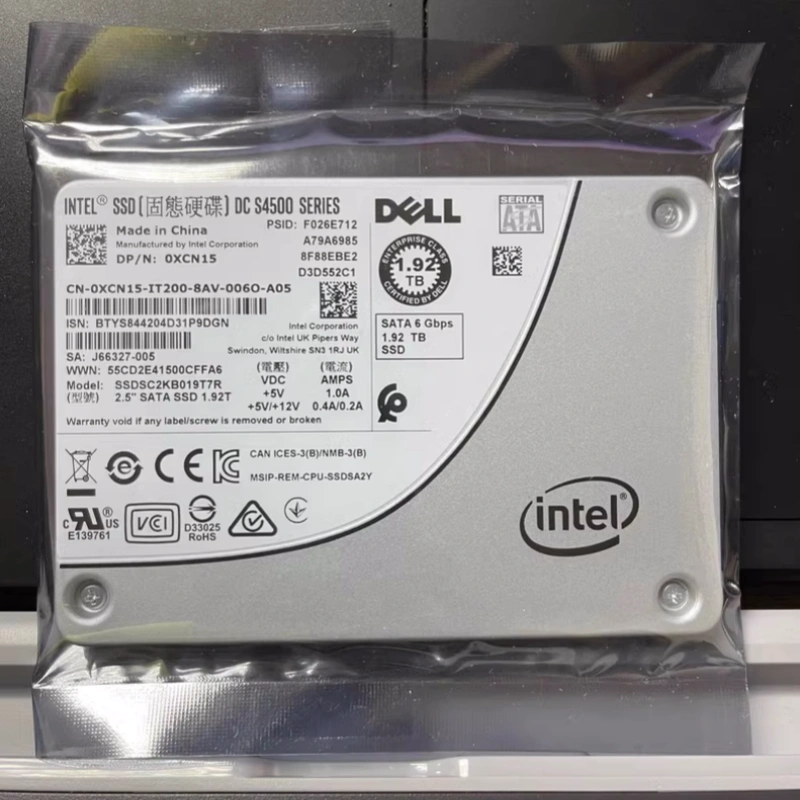 DELL 0XCN15 SSDSC2KB019T7R 固态硬盘 S4500 1.92T 2.5 SATA SSD