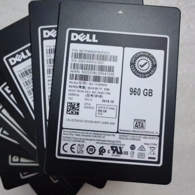 Dell 960GB SSD SATA MU MLC 2.5 0DD4G0 SM863A 服务器固态硬盘