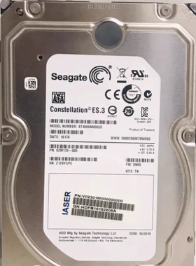 浪潮AS500N/H/G/E AS510N AS520N AS5300存储硬盘4T/4TB SATA 3.5