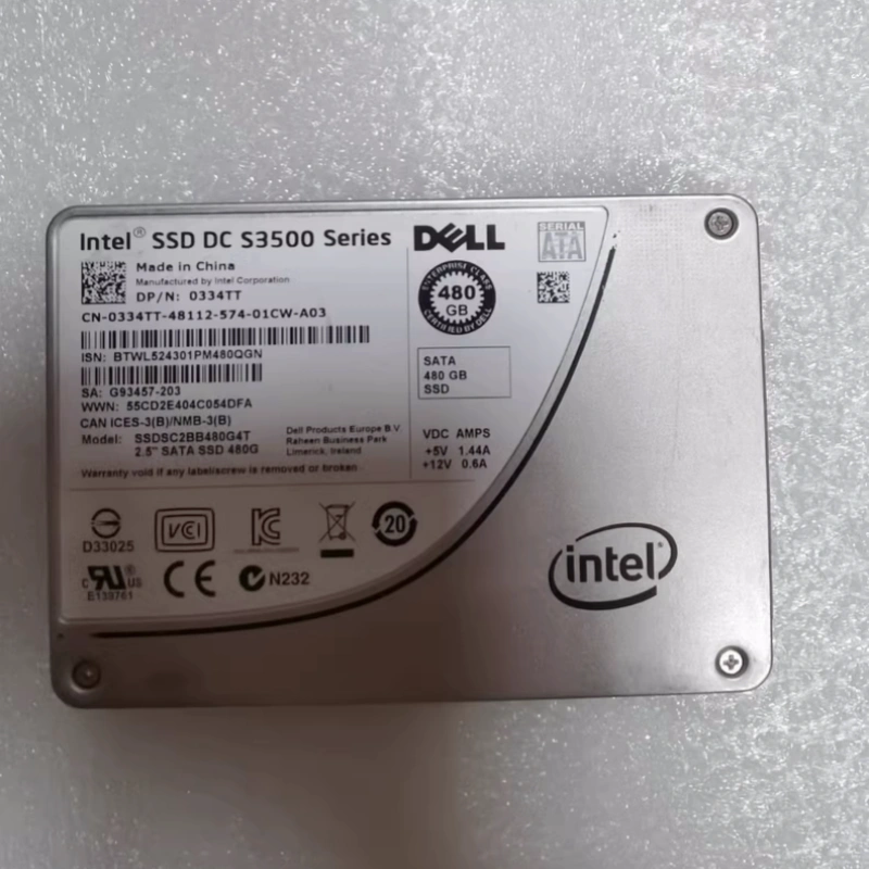 DELL 0334TT CFPWY 480G SSD 2.5 6G SATA 硬盘 SSDSC2BB480G4T