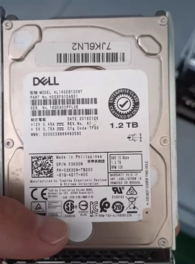 DELL 03K30N 3K30N原装1.2T 10K SAS 2.5 12GB硬盘T630 R940 R720