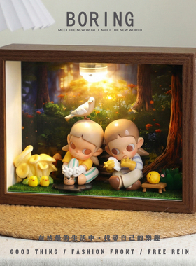 zsiga允许这一切创意造景相框手办收纳柜桌面装饰小摆件摆台礼物