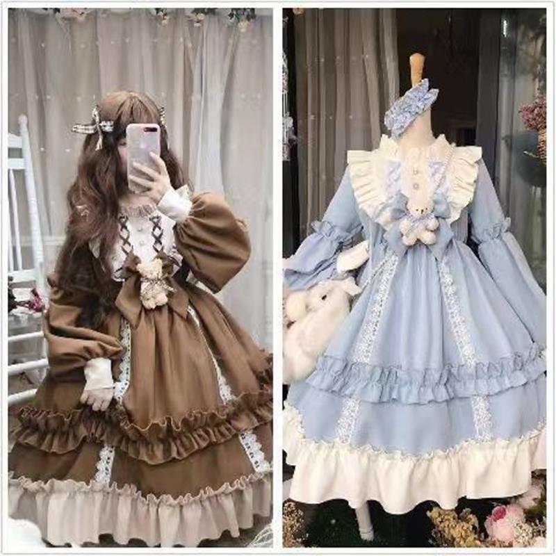 洛丽塔裙子全套日系可爱萝莉学生洋装连衣裙2026春秋lolita软妹裙