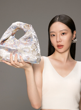 季音KEYIN 吉品包包 新中式女包 云朵包 国风 提花针织 现货