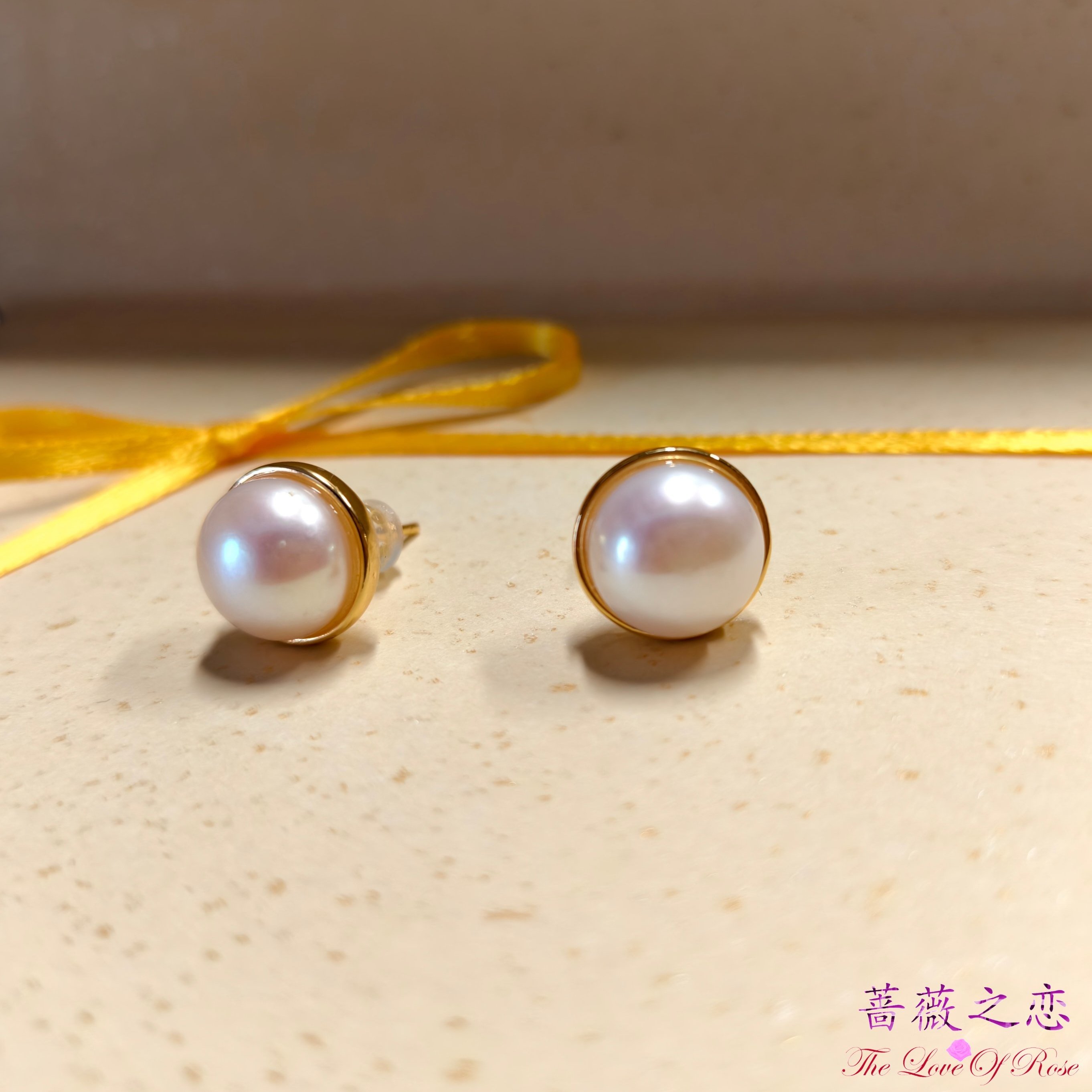 蔷薇之恋马贝珍珠925纯银镀金520
