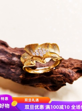 裙边设计开口可调节蔷薇之恋金色