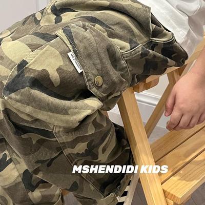 童装裤工装裤春秋男童炸街