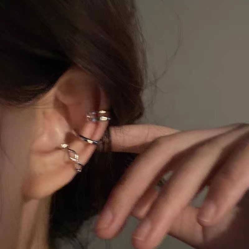 三件套链条耳夹无耳洞女