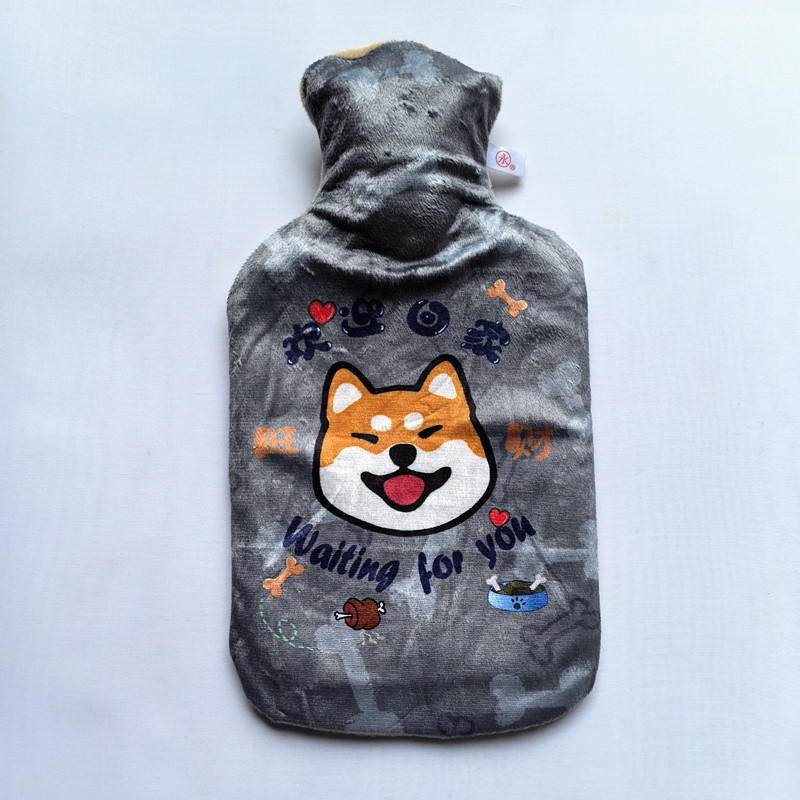 上海永字牌注水橡胶热水袋暖手宝