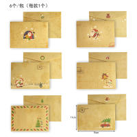Christmas gift envelope and letter paper set, Amazon souvenir, kraft paper retro Christmas letter paper envelope thumbnail 4