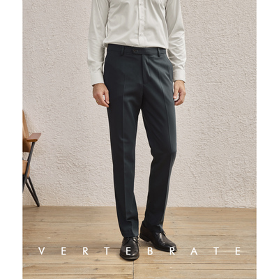 深黛蓝色男士长裤莫兰迪色系西裤