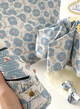 2024温柔田园风全自动折叠雨伞晴雨两用油画碎花遮阳女士高颜值伞