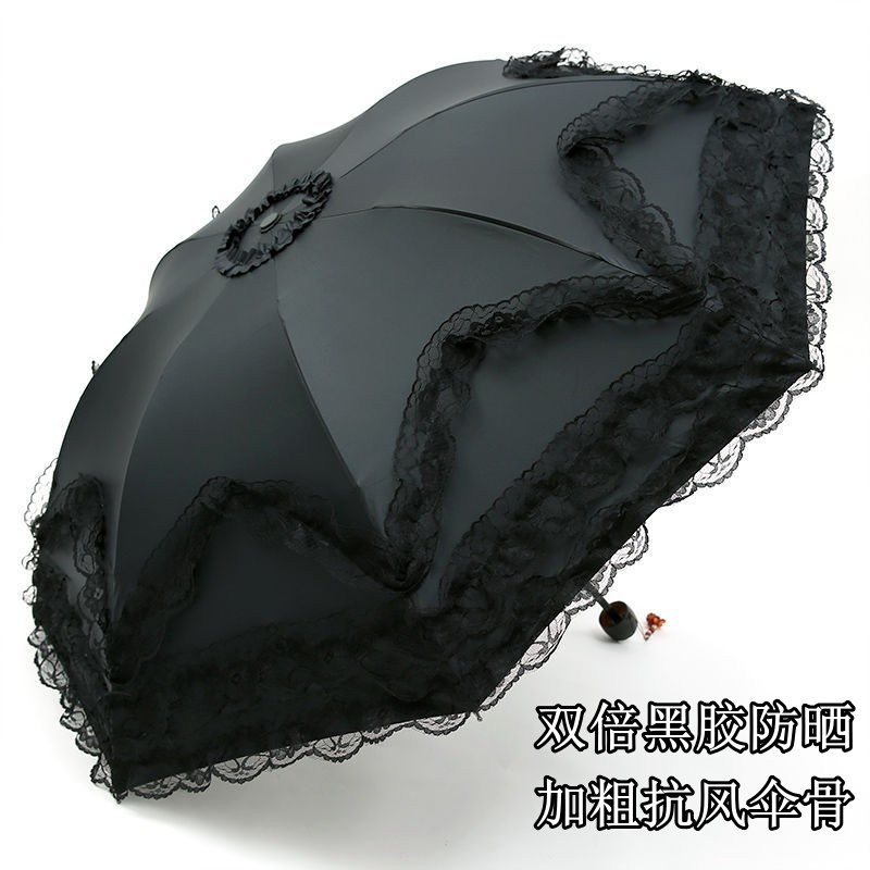 加粗抗风伞骨遮阳伞防紫外线