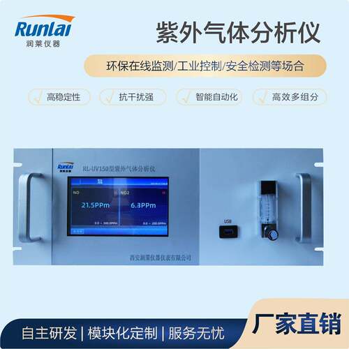 源头工厂紫外气体分析仪二氧化硫一氧化氮so2/no/no2烟气分析仪