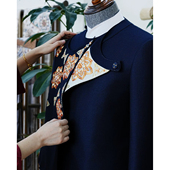 覆盖全国上门定制服务海宪森品牌男装 礼服高级定制咨询预约 新中式