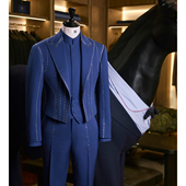 覆盖全国上门定制服务海宪森品牌男装 礼服高级定制咨询预约 新中式