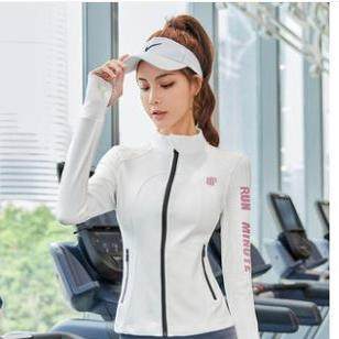 秋冬新款字母瑜伽外套女立领收腰显瘦高弹力健身服运动夹克衫女,运动/瑜伽/健身/球迷用品,瑜伽外套,淘宝优惠券,粉丝福利购,淘宝优惠卷