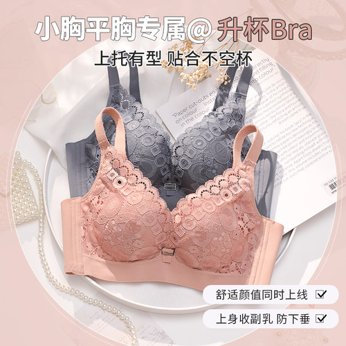 六月玫瑰小胸聚拢无钢圈文胸