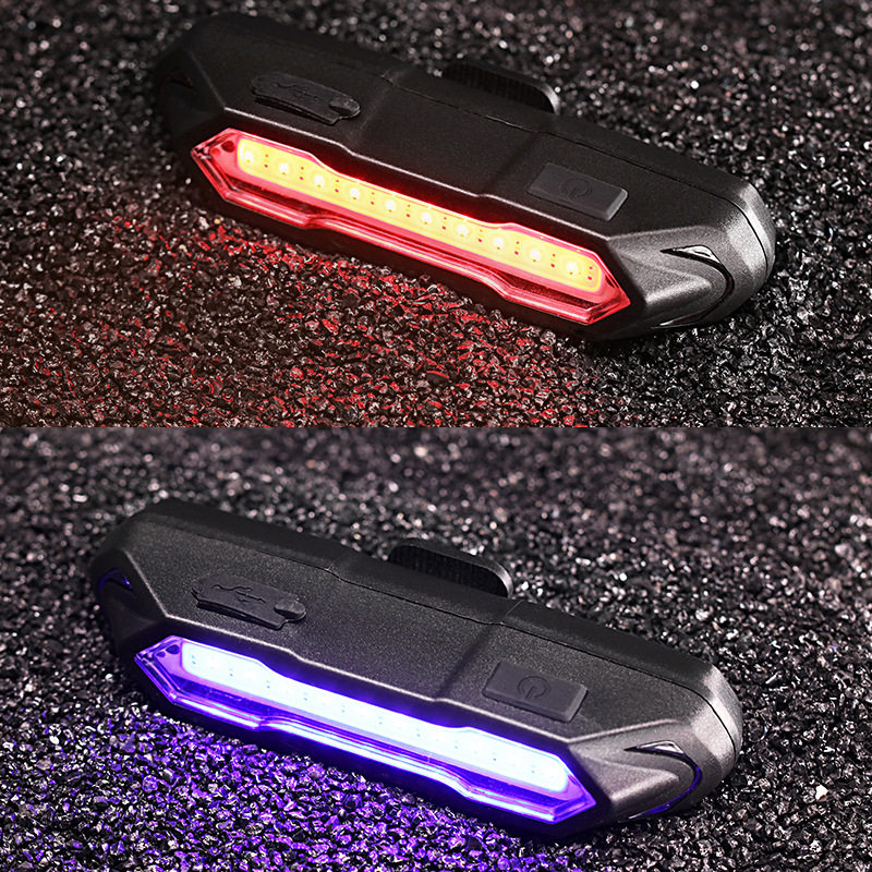 자전거 미등 USB 충전 승차 안전 미등 야간 주행 경고 산악 자전거 미등 자전거 액세서리 및 장비